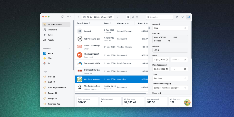 The Finances App